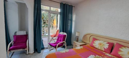 Ένα ή περισσότερα κρεβάτια σε δωμάτιο στο Villacool - Lot No 1 - Résidence Le Tamier