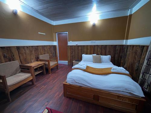 Postel nebo postele na pokoji v ubytování Odyssey's Darap Eco Retreat