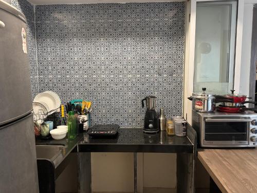 Dapur atau dapur kecil di Starry Cabin Nights