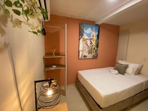 Postel nebo postele na pokoji v ubytování Almabella Hotel
