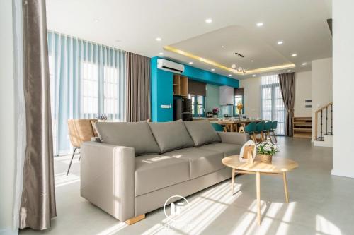 Posezení v ubytování Villa 4Phòng ngủ Novaworld phan thiết