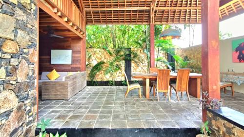 Patio nebo venkovní prostory v ubytování Kies Villas Lombok