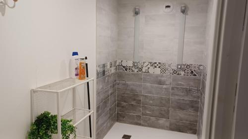 Ένα μπάνιο στο Gite Le Buisson - Spa and sauna