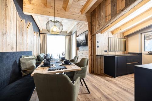 Kuchyň nebo kuchyňský kout v ubytování Studio 24 by Hotel Brücke