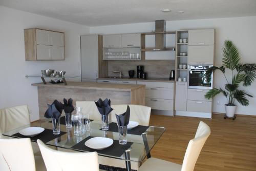 Η κουζίνα ή μικρή κουζίνα στο Isar Residences Landau