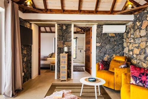 Posezení v ubytování Casa de Ensueño mit beheiztem Pool und Jacuzzi