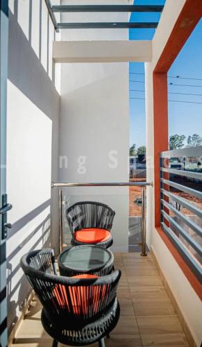 Un balcón o terraza en Living Spaces Apartments