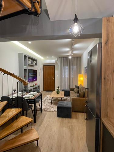 Et opholdsområde på Amy's Comfort Maisonette