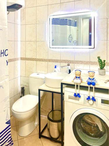 Vonios kambarys apgyvendinimo įstaigoje H apartament