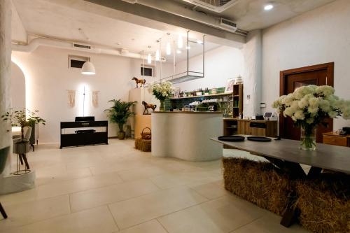 Un lugar para sentarse en Hotel Kazak Club