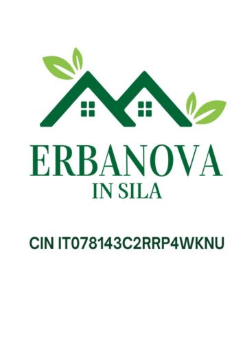 a logo for an empanada in sla at Erbanova in Sila in Camigliatello Silano