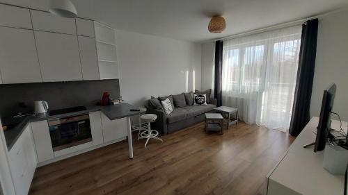Η κουζίνα ή μικρή κουζίνα στο Apartament MJ