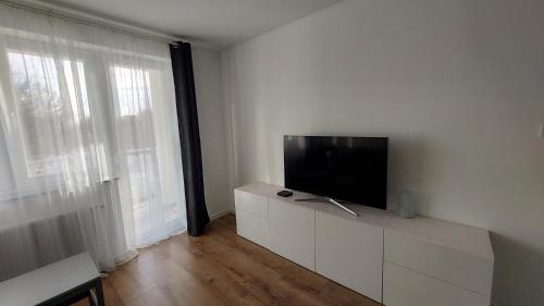 Μια τηλεόραση ή/και κέντρο ψυχαγωγίας στο Apartament MJ