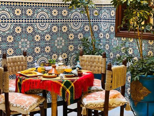 Posezení v ubytování Dar el henna