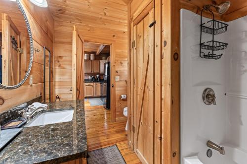 Kuchyň nebo kuchyňský kout v ubytování Twin Cub Lodge