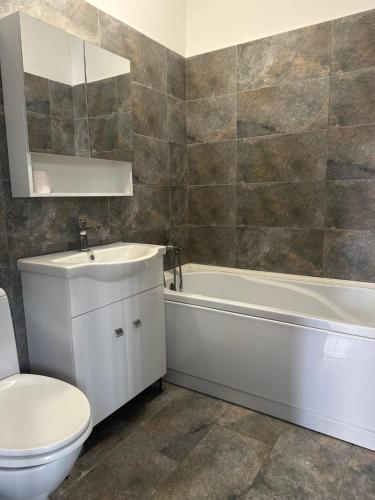 Ένα μπάνιο στο Apartament 3 camere Magurele
