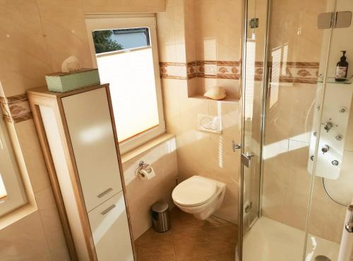 Koupelna v ubytování Schlei-Lounge Kappeln