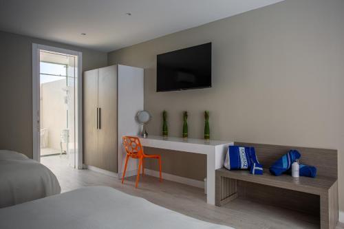 Postel nebo postele na pokoji v ubytování Ocean Z Boutique Hotel