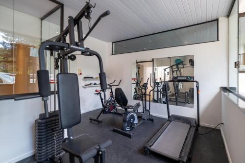 Fitness centrum a/nebo fitness zařízení v ubytování Pousada Campos dos Holandeses - Campos do Jordao