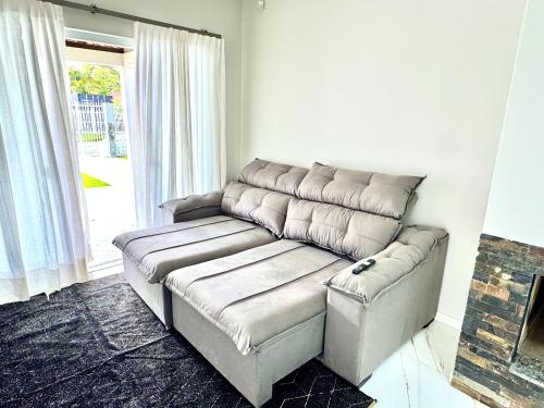 Χώρος καθιστικού στο Casa à 200mts da Praia