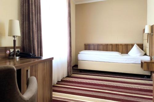 Hotel Burgasにあるベッド