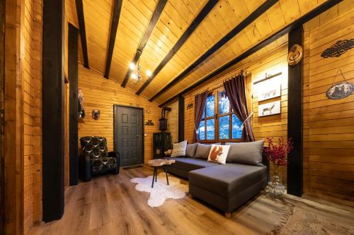 Area soggiorno di Montebello Chalet