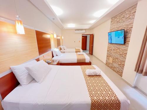 Hotel Nilasにあるベッド