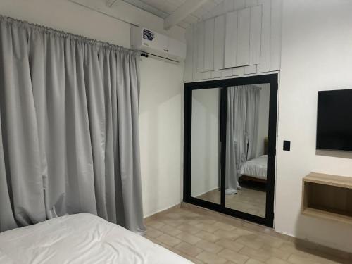 Krevet ili kreveti u jedinici u okviru objekta Villa Paz