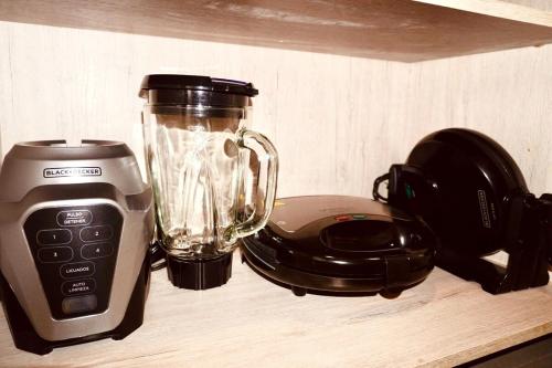 Deluxe apartment with an incredible view in envigadoにあるコーヒーまたはお茶