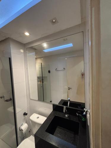 Koupelna v ubytování Apartamento completo ideal samambaia 2 quartos