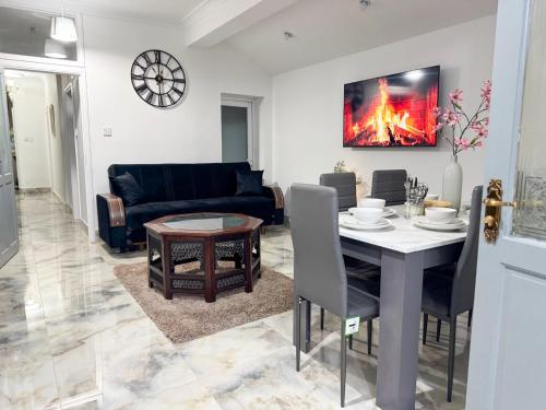 Χώρος καθιστικού στο Premium Stays London
