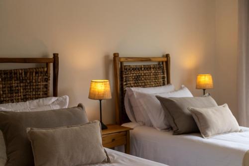 Hotel El Candil Tilcaraにあるベッド
