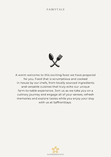 a page of a website with a pair of scissors at SaffronStays Fairytale Villa - 3 bedroom villa in orchards and access to the river in Gushaini