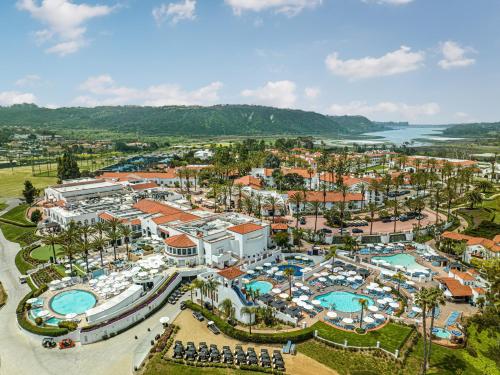 an aerial view of a resort with two pools at Omni La Costa Resort & Spa Carlsbad in Carlsbad