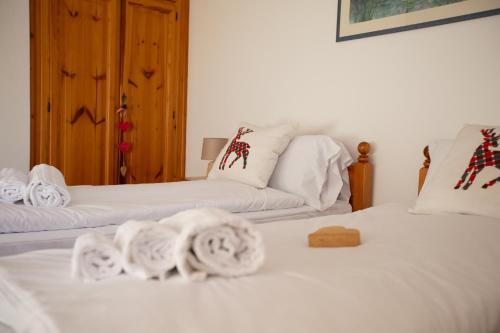Letto o letti in una camera di Bike & Bikers Hotel Restaurant