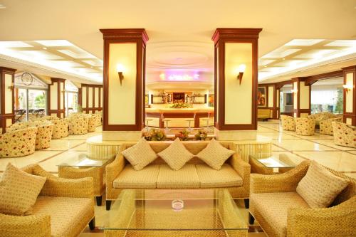 Χώρος καθιστικού στο Saphir Hotel & Villas