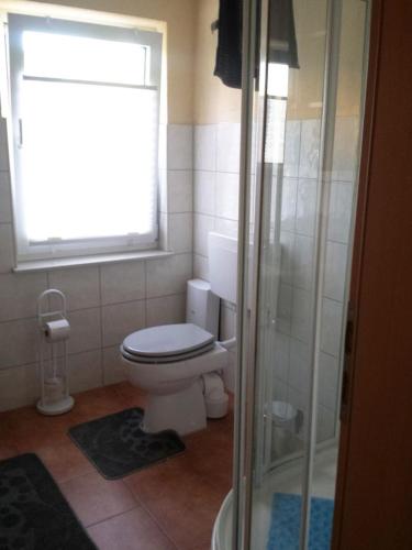 Ένα μπάνιο στο Bungalow Mechow