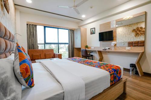 Μια τηλεόραση ή/και κέντρο ψυχαγωγίας στο Hotel Asiana