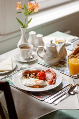 Mad på bed and breakfast-stedet eller i nærheden