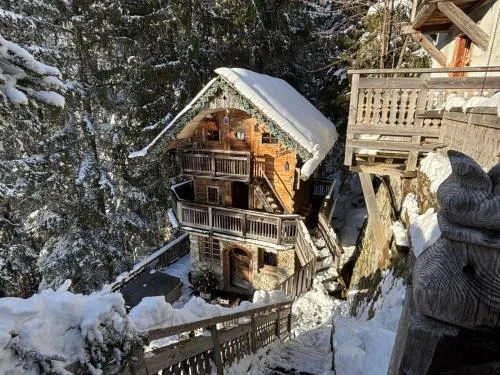 Hôtel Les Chalets de Philippe avec Jacuzzis Privatifs photo 44