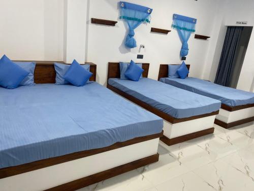 Postel nebo postele na pokoji v ubytování Hotel Hanguk Villa