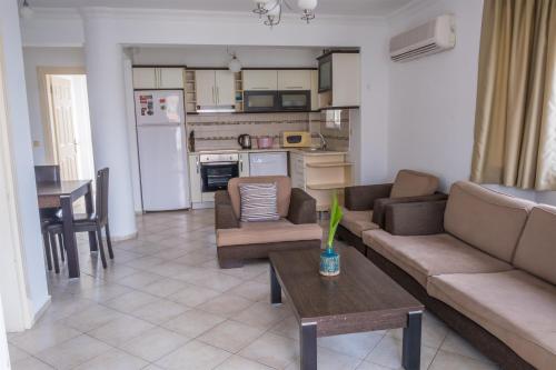 Η κουζίνα ή μικρή κουζίνα στο SUNSET BEACH CLUB LEBRENTALS