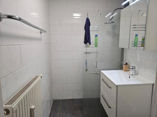 Ένα μπάνιο στο Gemütliche & Möblierte Wohnung in TOP-Lage