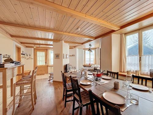 Restaurace v ubytování Appartement Wengen - Charme Alpin