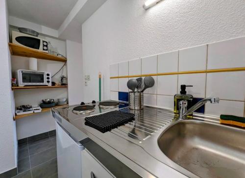 Η κουζίνα ή μικρή κουζίνα στο Le repos