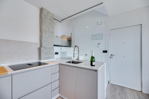 Nhà bếp/bếp nhỏ tại Duplex Aloha Playa 1018