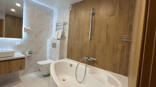 Koupelna v ubytování Hotel Ternopil