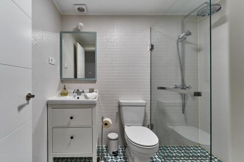 Koupelna v ubytování Albacora Apartment