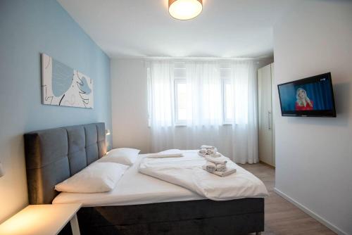 Posteľ alebo postele v izbe v ubytovaní House Kreso