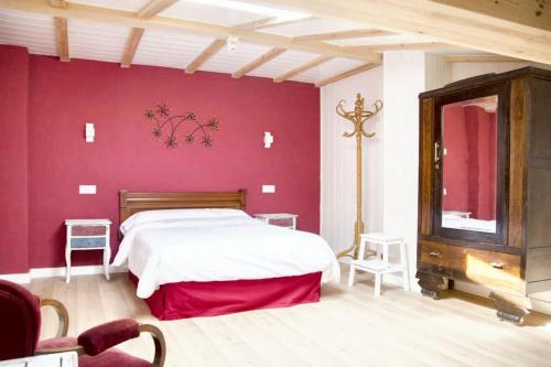 Postel nebo postele na pokoji v ubytování Spacious house in Abejar